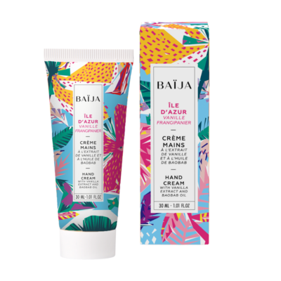 crème mains 30ml ile d'azur, vanille et huile de baobab