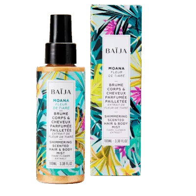 Brume Parfumée Pailletée Corps & Cheveux Moana